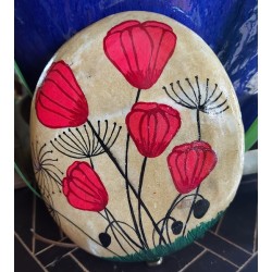 10 Galets à Peindre Naturels - Taille 3-5 Cm - Pierres Plates Lisses Pour Projets Artistiques DIY, Décoration