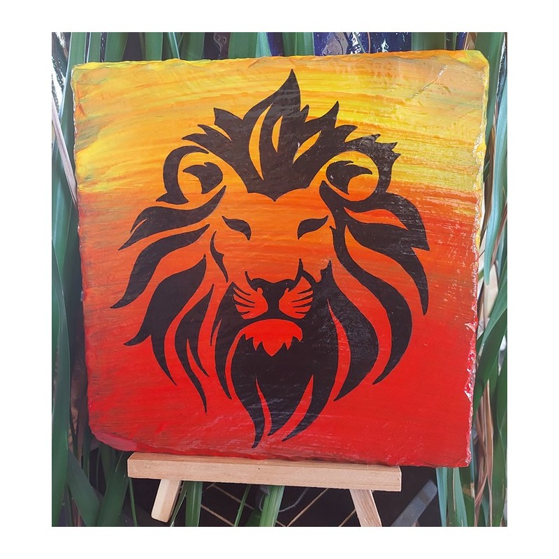 Ardoise lion 20cm