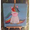 Ardoise licorne 20cm