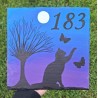 Plaque maison Chat