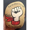 Galet Chiffon rouge de la liberté