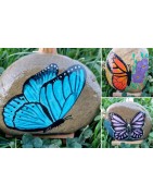 Galet papillon : créations originales par Lam